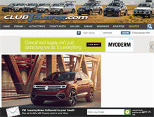 Tablet Screenshot of clubtouareg.com